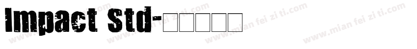 Impact Std字体转换